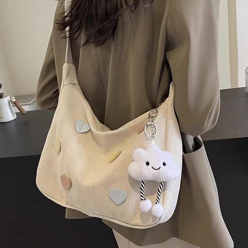 

1 шт., корейские милые сумки-тоут для девочек, новые модные женские сумки через плечо, большая вместительная уличная сумка для альпинизма, рождественские подарки