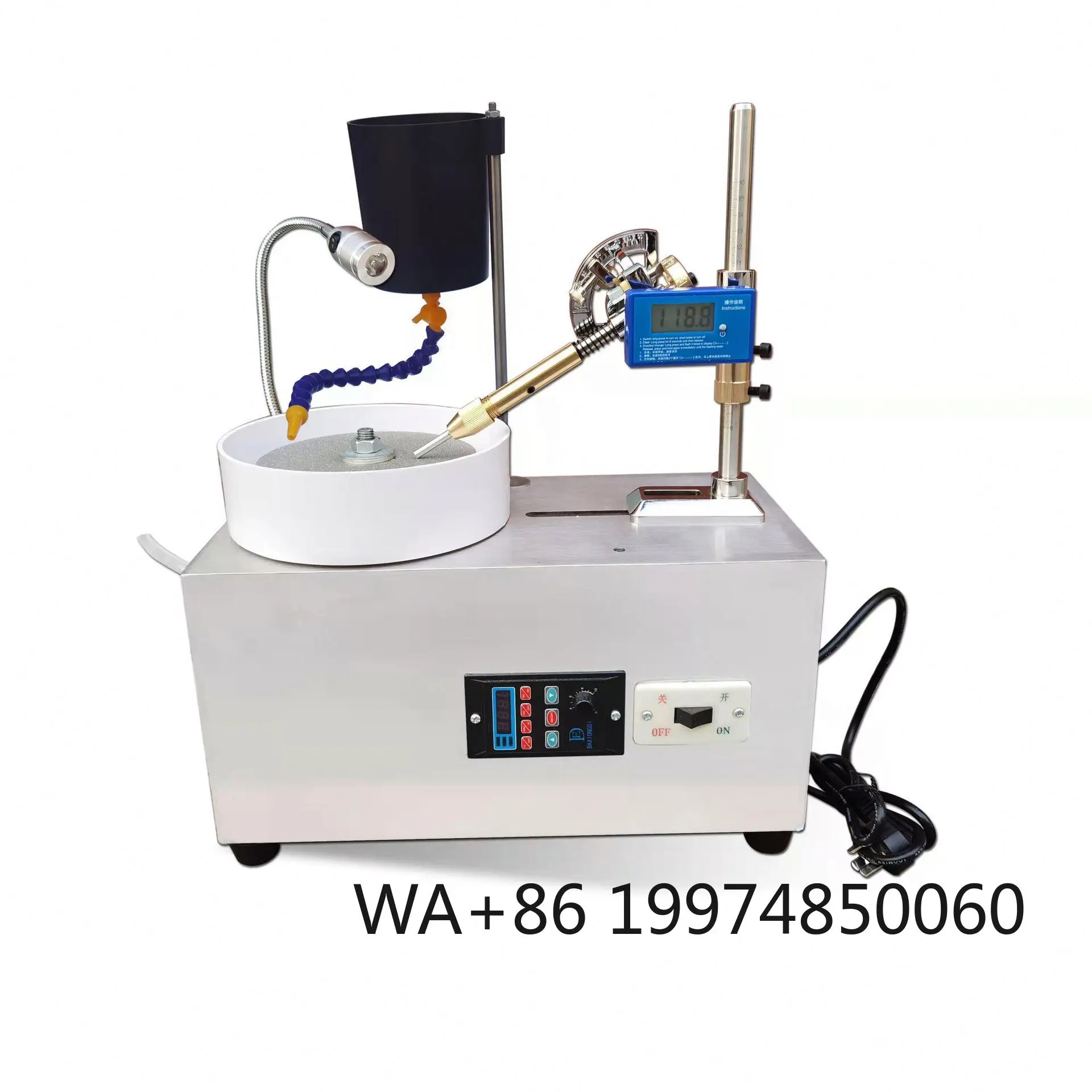 

LS-0066-B Adjustable Speed Lapidary Faceting Machine for Gem Cutting Jewelry Tools & Equipment