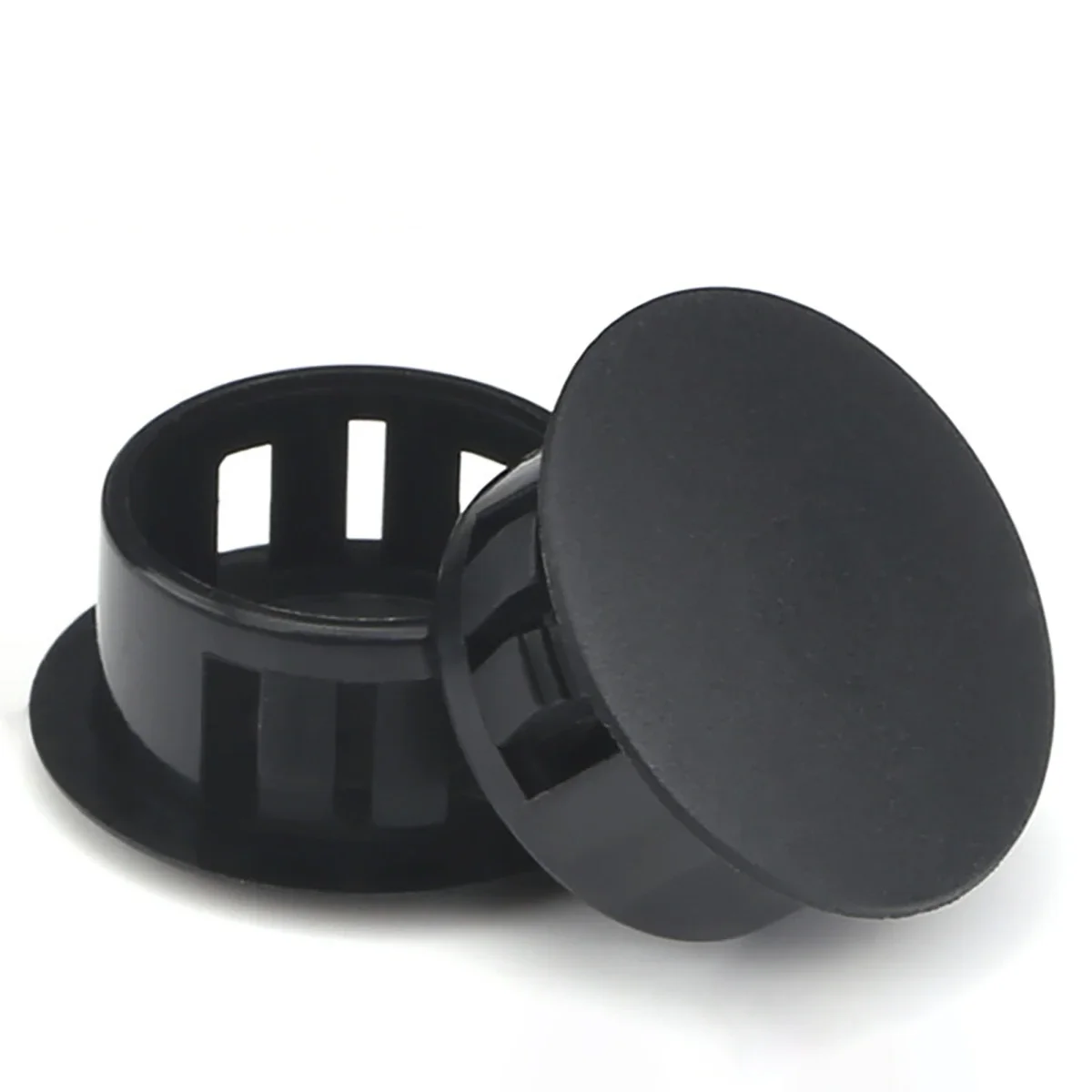 Nylon Plastic Round Hole Cover Button Cap/Black Screw Plug Decorative Cover