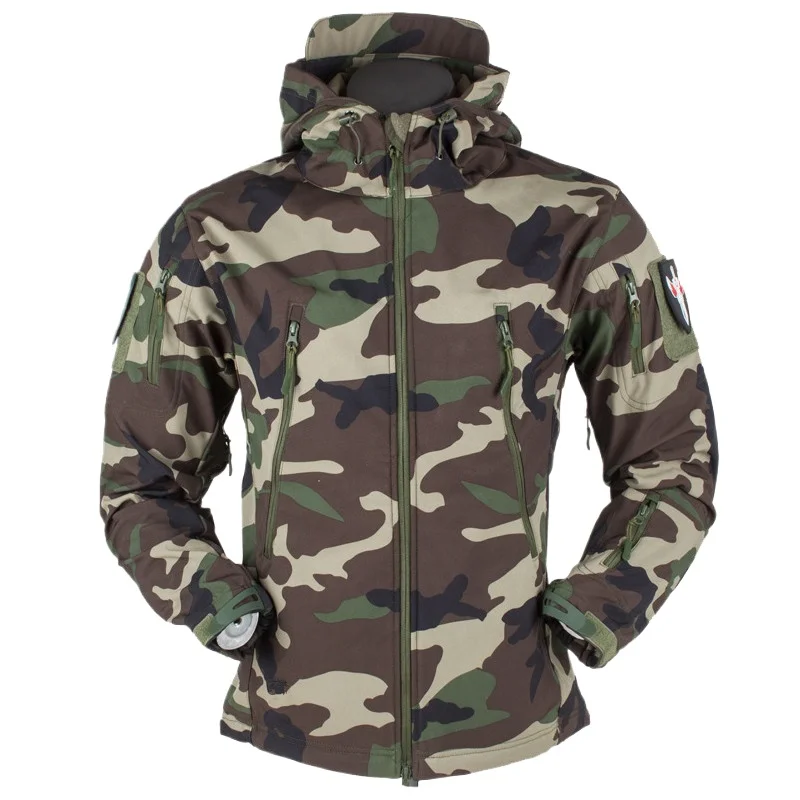 

Shark Skin V5 Soft Shell Jacket Men Waterproof Winter Fleece Outwear Coats Windbreakers Camouflage Jackets XS-3XL