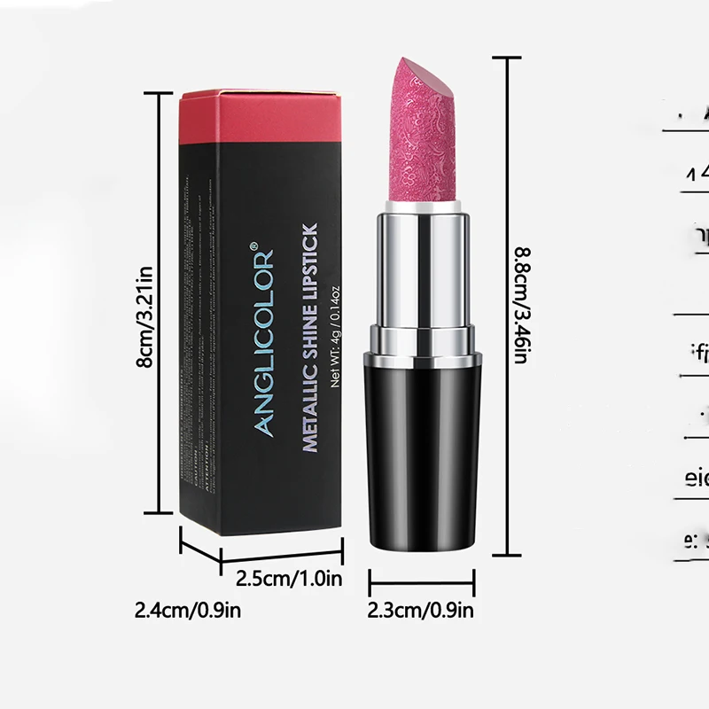 Perlglanz-Lippenstifte in 10 Farben, kein Farbverlust, kein klebriger Becher, langanhaltender, feuchtigkeitsspendender und feuchtigkeitsspendender, farbverschiebender Lippenstift