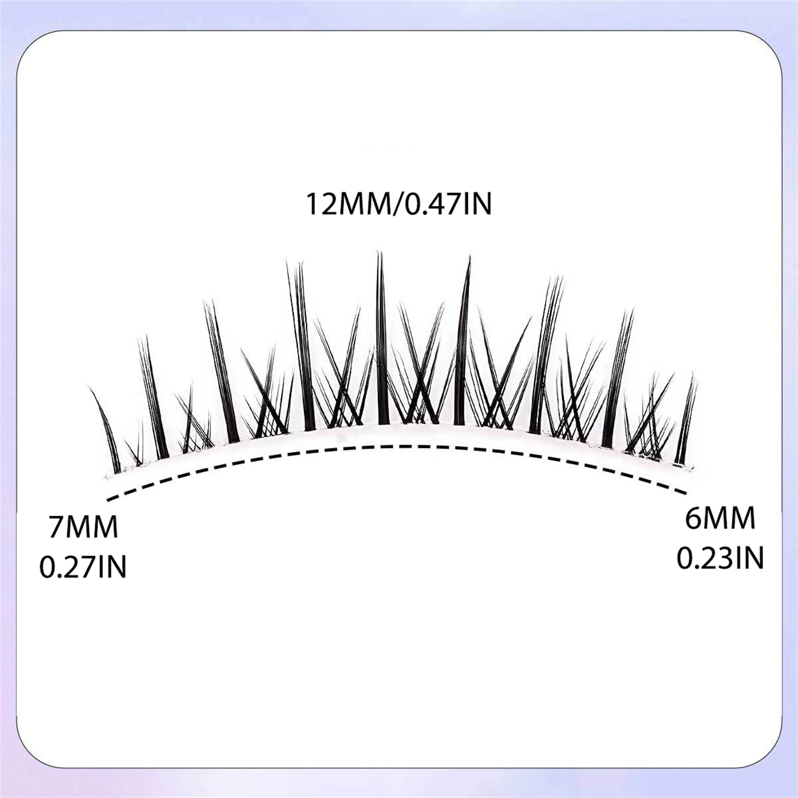 Mangá tiras de cílios banda transparente cílios postiços 5 pares aparência natural para maquiagem de casamento suprimentos diários de cílios