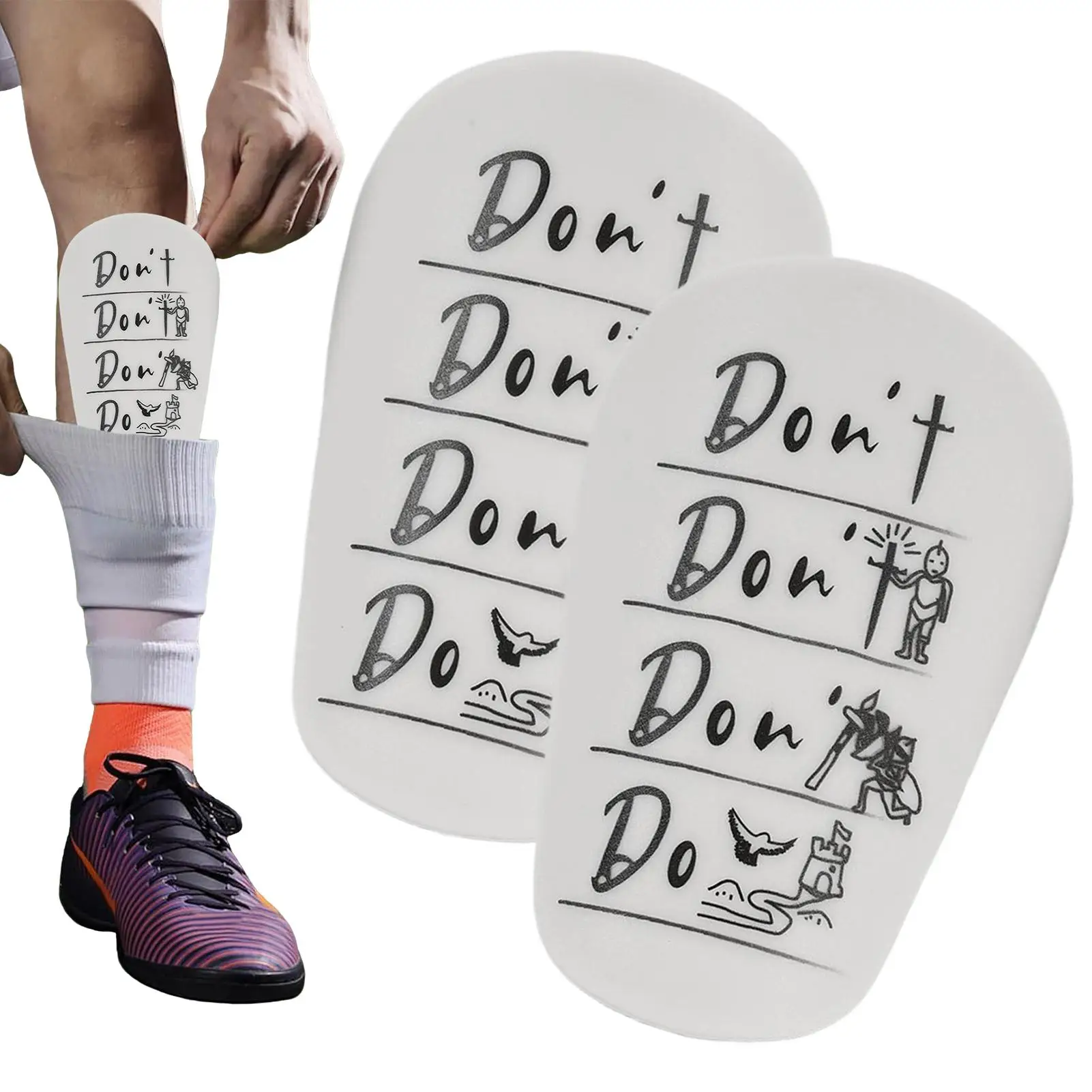 1Pair Shin Pads Wear-resistant Shock Absorbing Soccer Leg Protector Football Training Shin Guards Soccer Training Shank Board