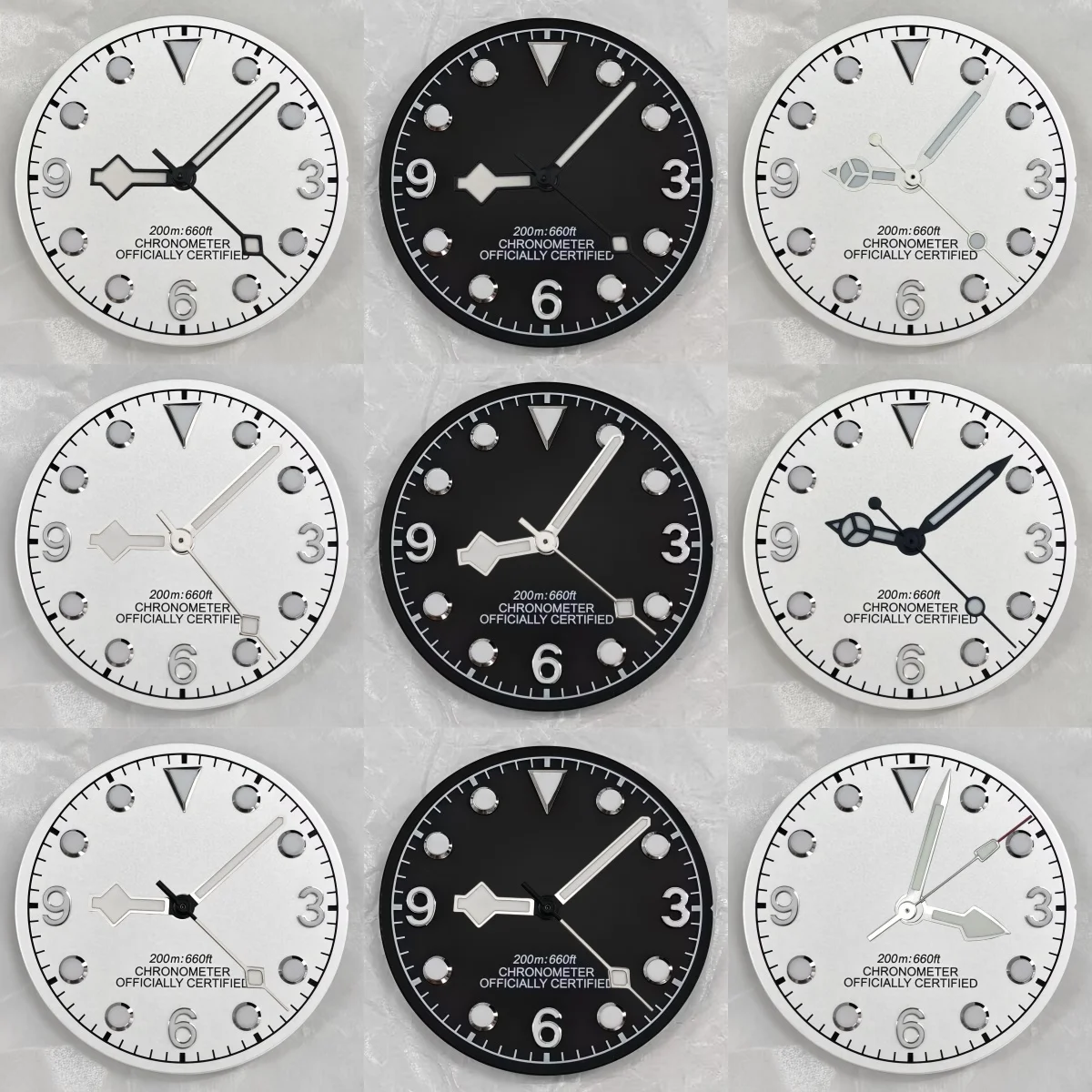29mm Watch Dial Luminous Point Mark 369 Dial Is Suitable For NH35 NH36 ETA2824 Miyota8215 Mingzhu 2813 3804 Movement Watch Parts