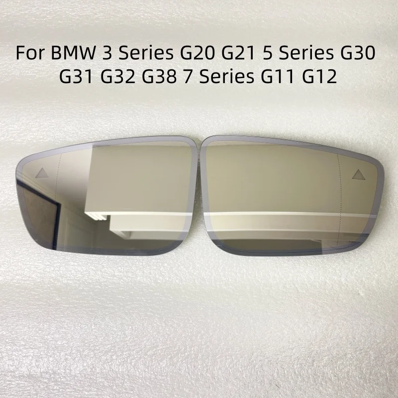 Auto Dimming Heated Blind Spot Warning Side Mirror Glass Lens For BMW 3 Series G20 G21 5 Series G30 G31 G32 G38 7 Series G11 G12