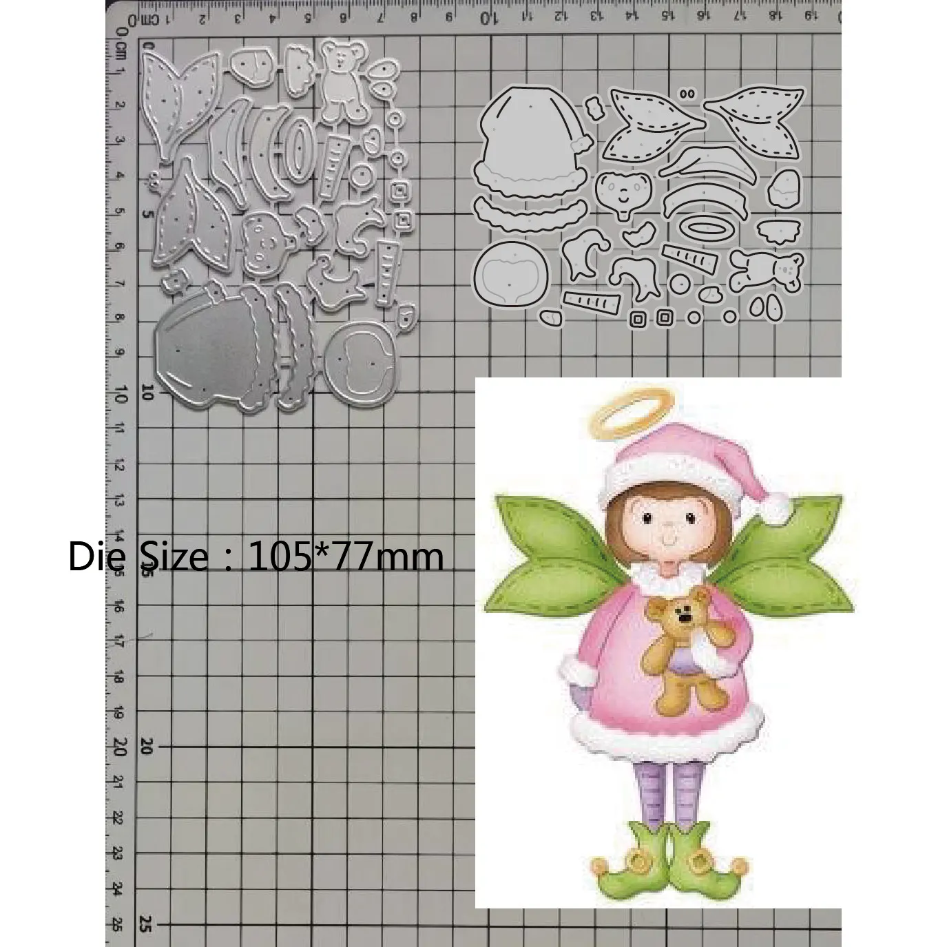 2023 New Metal Cutting Dies cherub DIY Scrapbook Paper Craft Knife Mould Blade Punch Stencils Diescherub