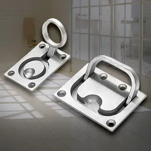 Maniglia Per Boccaporto Nautico - In Acciaio Inox 316, Lucido A Specchio, Per Barche E Marine - Foto 4