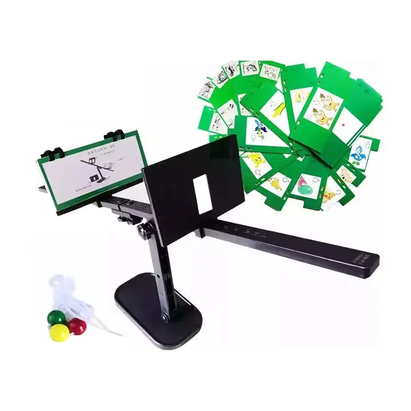 Strabismus Amblyopia Correction Tool Set, Monocular Vision Training Blackout Device Equipped with Fissure Ruler for Eye Vision
