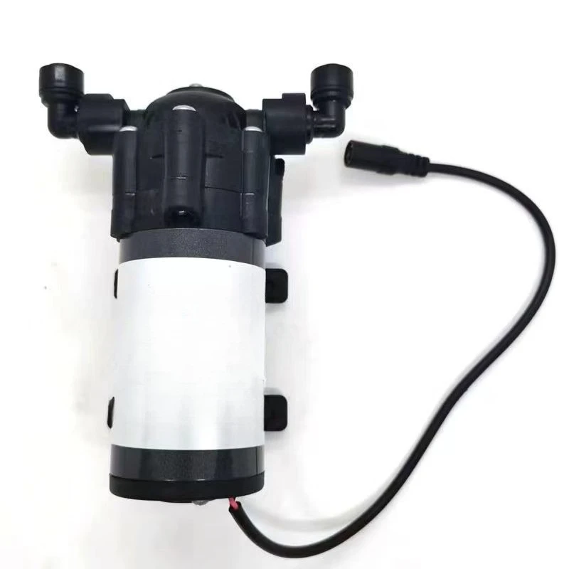 24V 2A 50G Micro Diaphragm Booster Pump, Self Priming Low Pressure Spray Pump for Rainforest Tank Humidifying