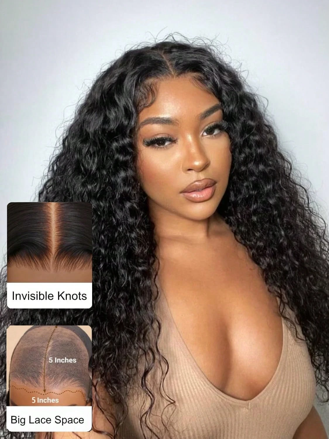 خصلات الشعر المستعار الإنسان موجة المياه 5x5 الدانتيل عقدة غلويليس الباروكات شعر الإنسان قبل قطعها مع شعر الطفل وضعه والذهاب الباروكات 20 بوصة