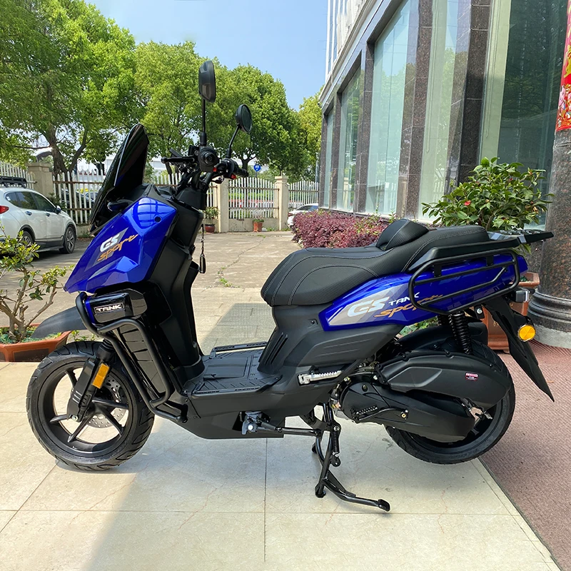

Tom AutoTankPro180CC Gasoline Scooters Air Cooled Engine CDI Powerful Gasoline Motorcycle Accessories Including Keyless Bumper