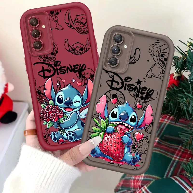 

Disney Anime Stitch For Samsung A71 A52 A51 A34 A33 A22 A16 A15 A13 A04 A06 Note 20 Ultra 5G Eye Ladder