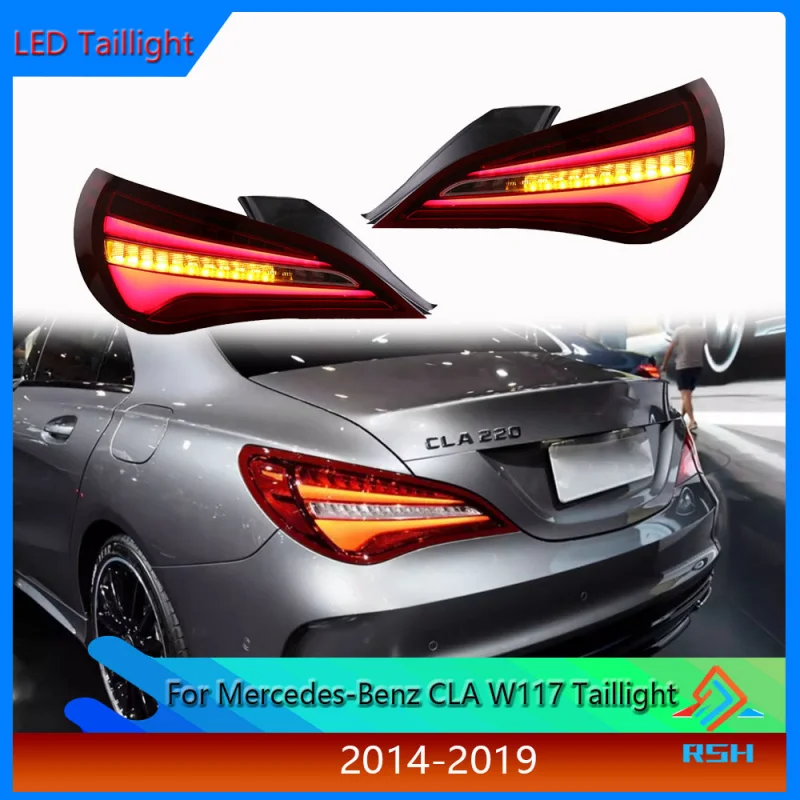 

For Mercedes-Benz CLA Taillight Assembly 2014-2019 Modification LED Driving Turn Signal Brake Reversing Rear Lamp Plug And Play