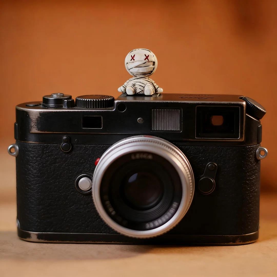 Cute Cartoon Mummy Rabbit Camera Hot Shoe Cover for Fuji X100VI XS20 Leica Q3 Nikon Z30 Canon R8 R50 DSLR Mirrorless Accessories
