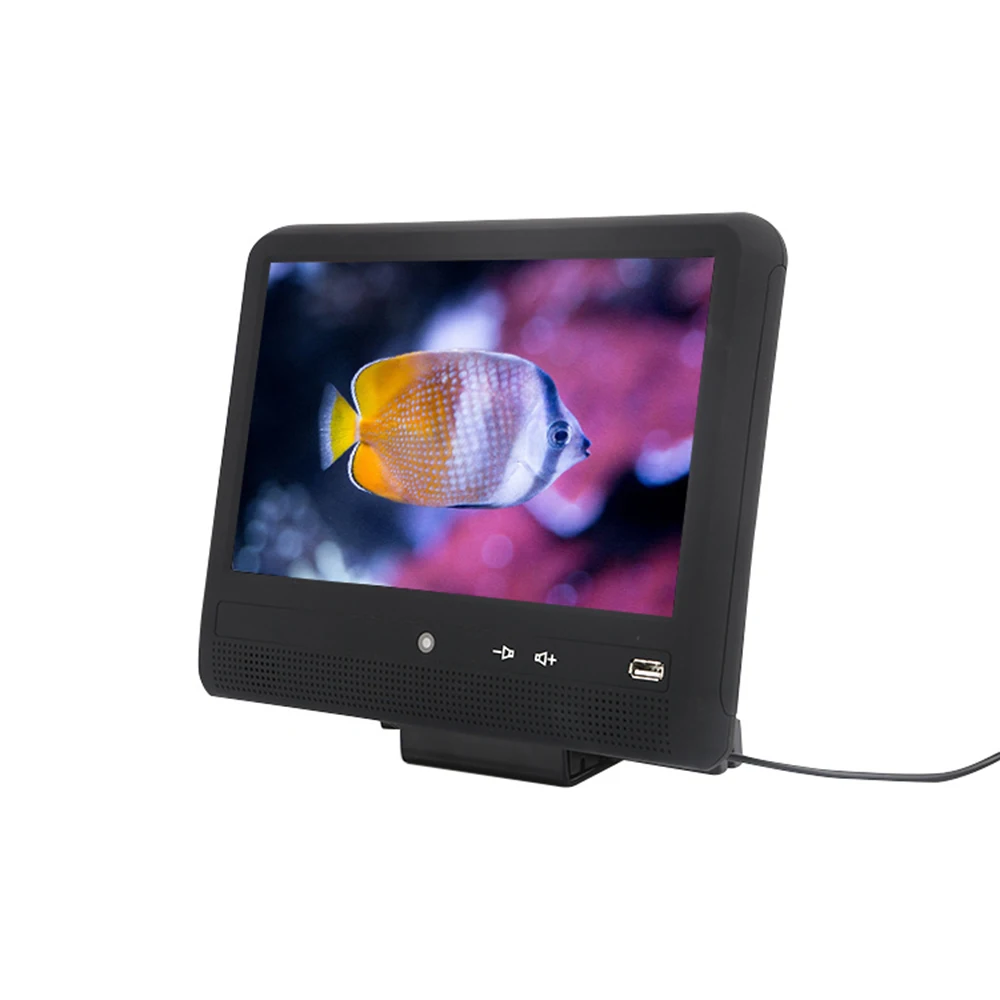 Taxireclame Speler Tablet Android Voertuig Gemonteerde Terminal 4G Lte 10.1 Inch Touchscreen Met Beugel Usb Auto Aan