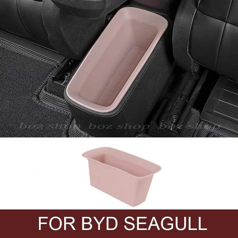 

For BYD Seagull Layered Car Rear Storage Box Interior Storage Box Garbage Bin Storage Box Interior Refit Parts Accessories