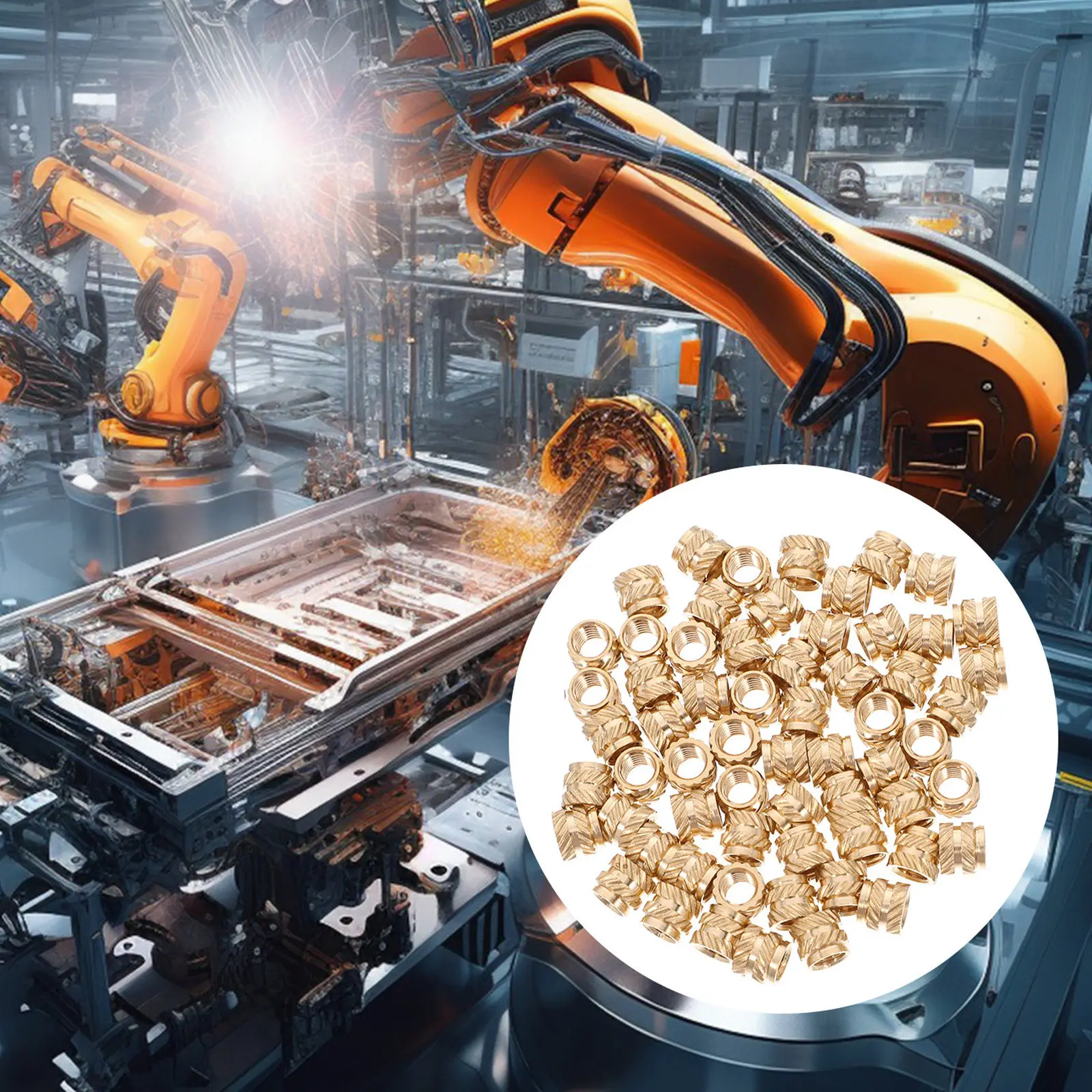 60Pcs M5 Copper Bra…