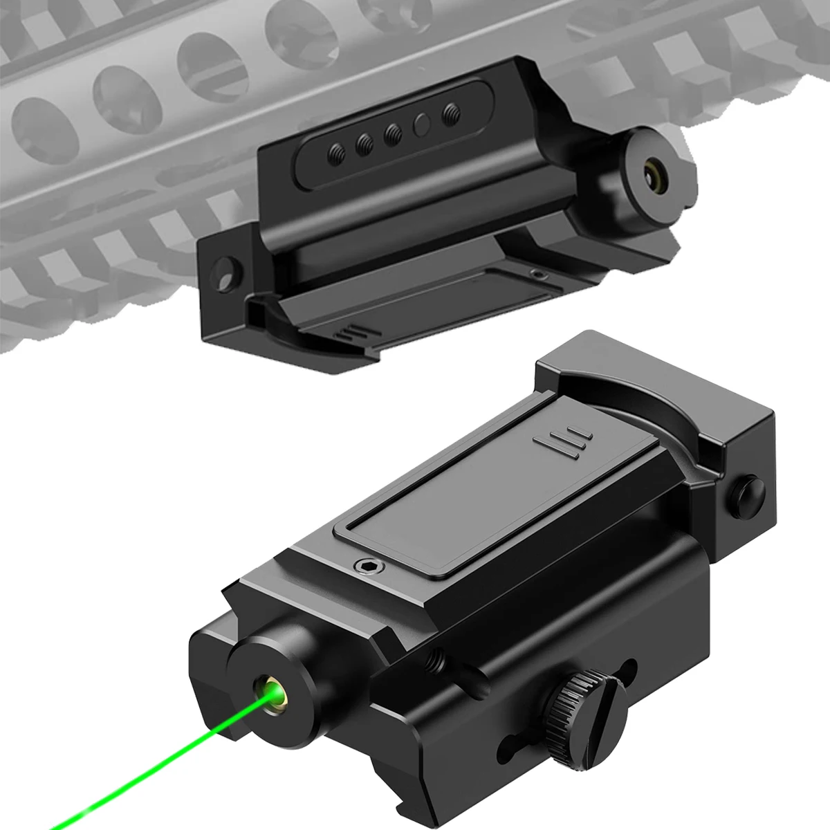 

Tactical Laser Sight Compact Shockproof 20MM Green Laser Sight with Picatinny Rail for Pistol trainShotgun Rifle Shooting Train