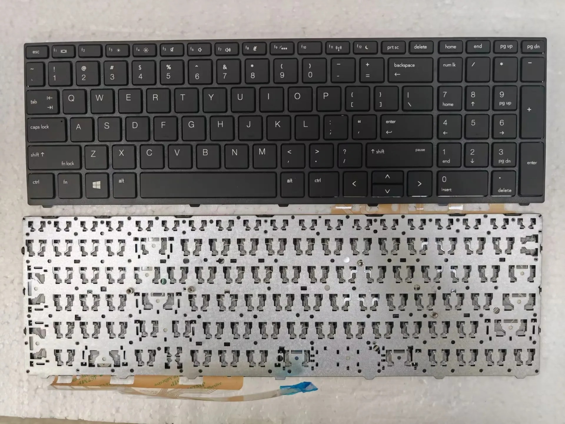 

Клавиатура с черной рамкой США для HP Probook 650 G4 650 G5 450 G5 455 G5 470 G5, черная без подсветки