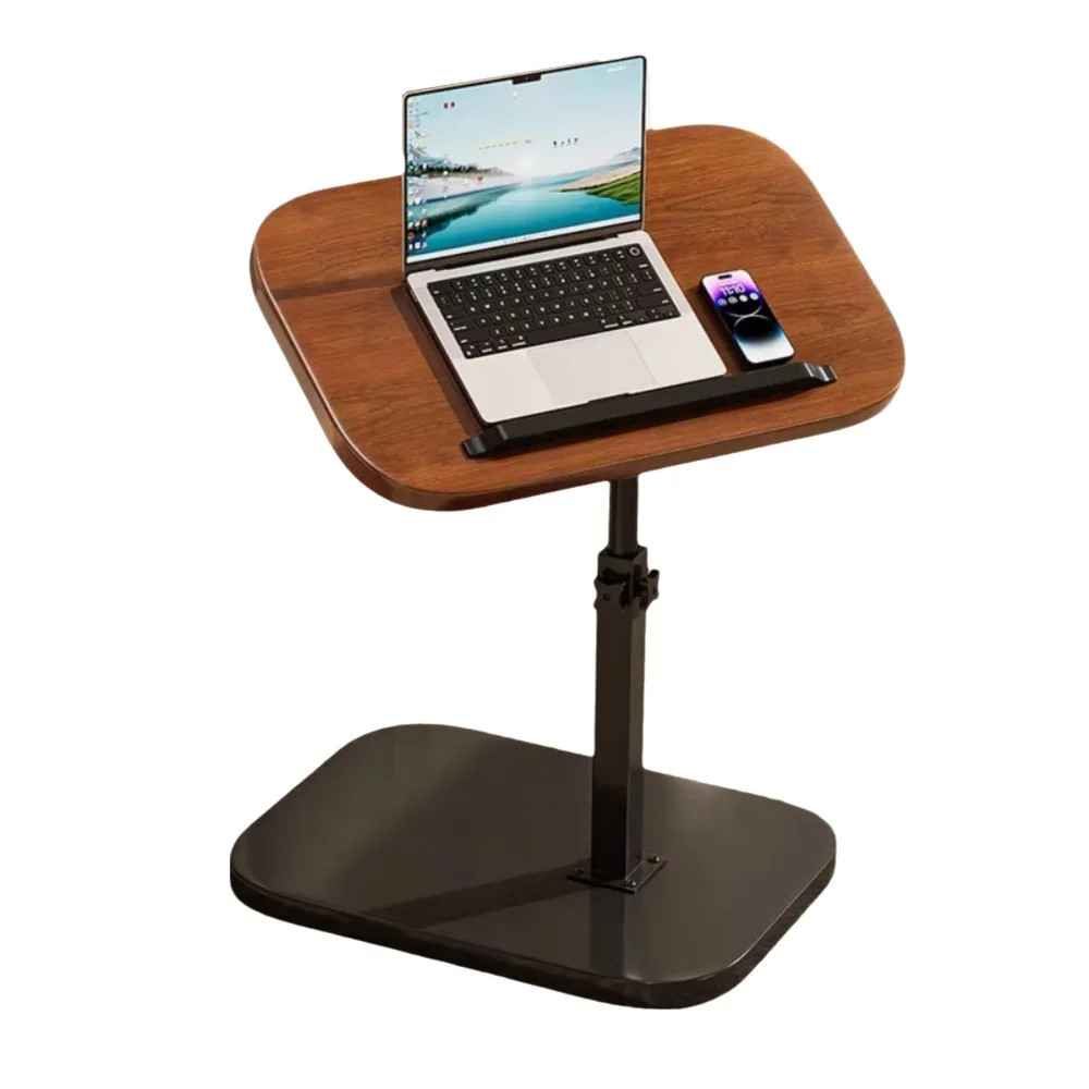 

Foldable Sofa Edge Table Flip Desktop Adjustable Height Mobile Storage Desk Easy Installation C-Shaped Adjustable Bedside Table