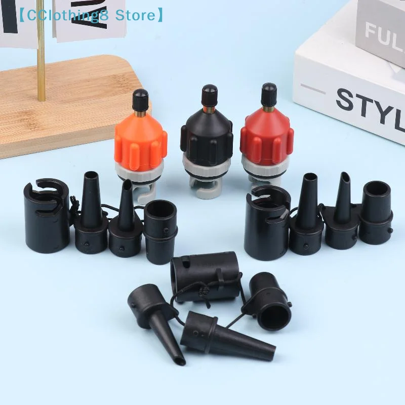 Air Valve Adaptor For SUP Board Inflatable Pump Adapter Paddle Boat Kayak Air Valve Pump Tire Air Connector Combo Kit【AliS8】