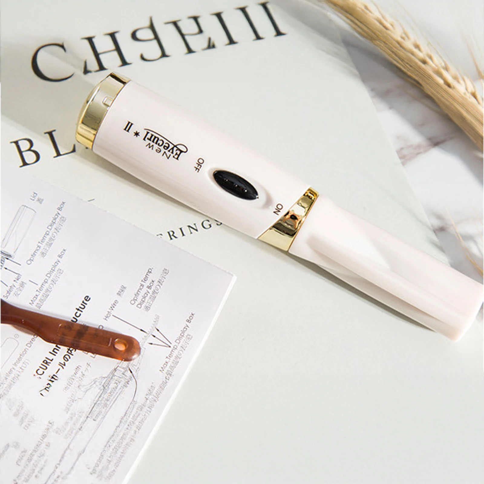 Podgrzewana zalotka do rzęs dla kobiet Mini elektryczna zalotka do rzęs Prezent na Dzień Matki, Święto Dziękczynienia