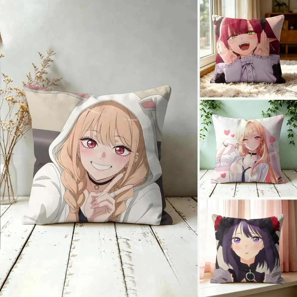 My D-Dress-Up D-Darling Cushion Cover Plush Fabric Soft Double-Sided Printed Sofa Warm Winter Home Gift Pillow Cover