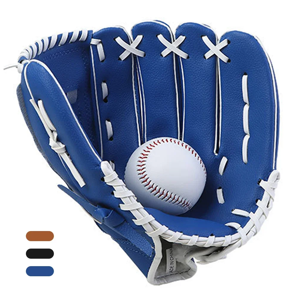 

Outdoor Sport Baseball Glove Softball Practice Equipment Size 9.5/10.5/11.5/12.5 Left Hand for Kids/Adults Man Woman Training