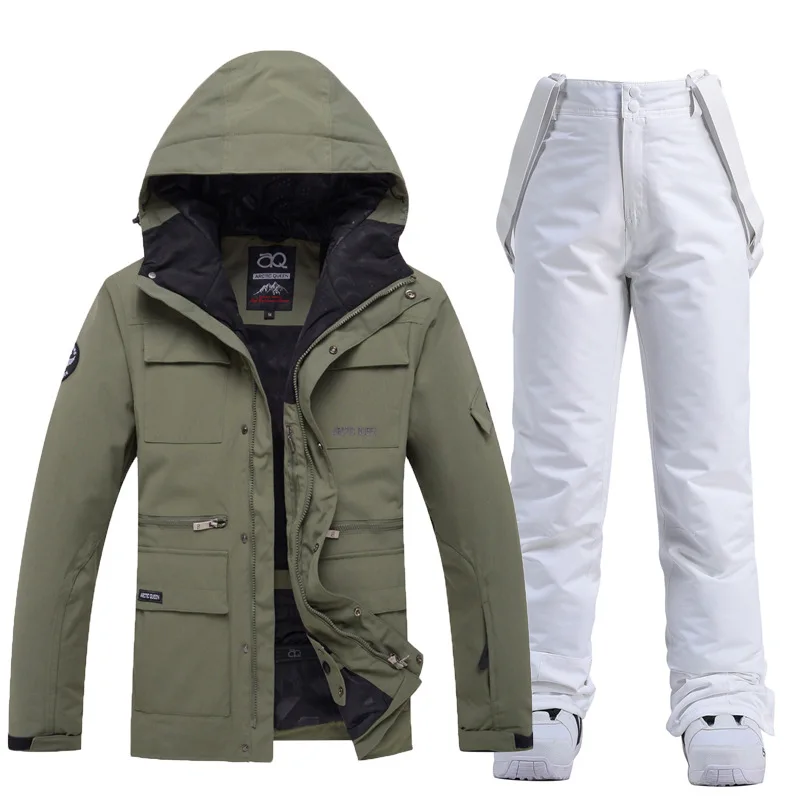 

New Ski Suit Overalls Men Women Outdoor Ski Outfit Warm Windproof Waterproof Skiing Snowboarding Set Ski Jacket Pants Snow Coat