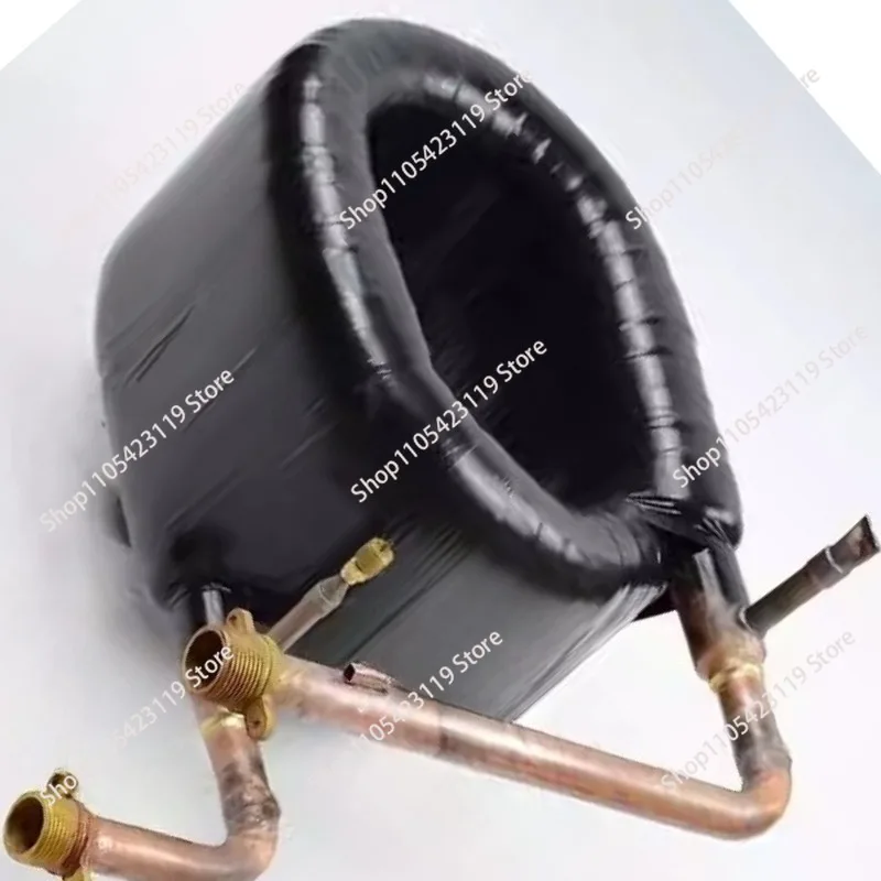 Cased Heat Exchanger, Air Conditioning Heat Pump Air Energy Coaxial Coil Condenser Accessories