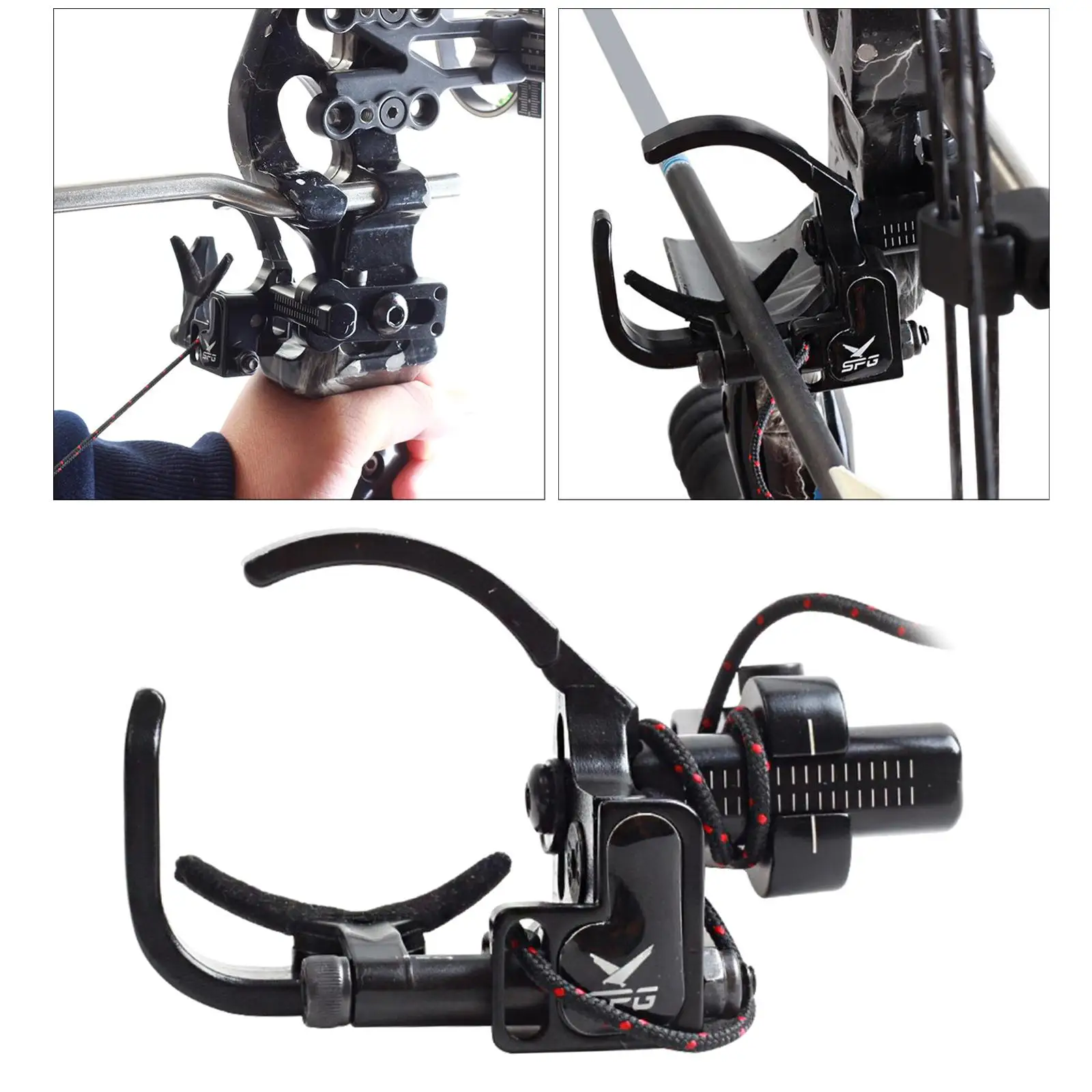 ملحقات القوس المركب لراحة السهم احترافية صغيرة قابلة للتعديل للتصوير