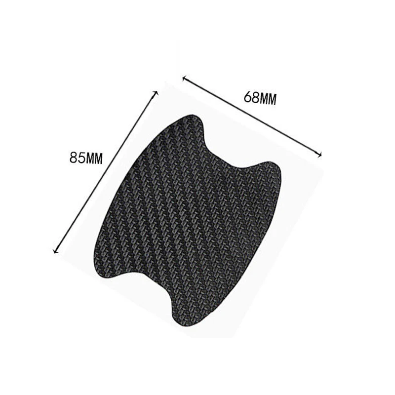 4 stuks autodeursticker, koolstofvezel krasbestendige hoes voor SAAB 9-3 9-5 93 95 blanco afstandsbediening