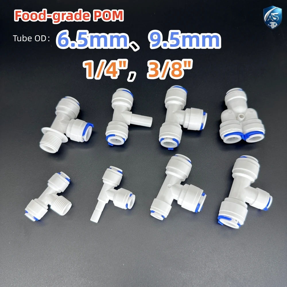 3Pcs 6.5mm 9.5mm OD Hose Tube 1/4