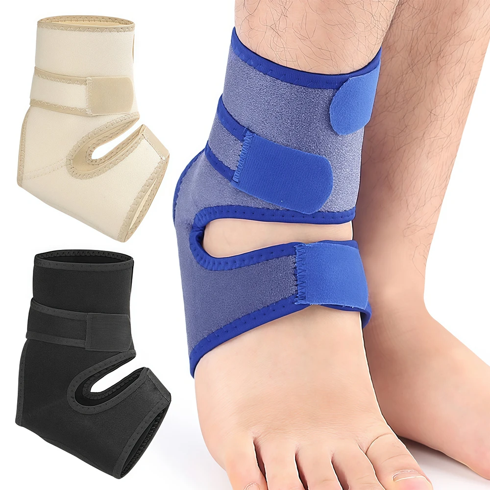 1/2Pcs Ankle Brace with Silicone Heel Pad, Foot Compression Sleeves, Women Men Sports Heel Protector Wrap for Tendonitis, Sprain