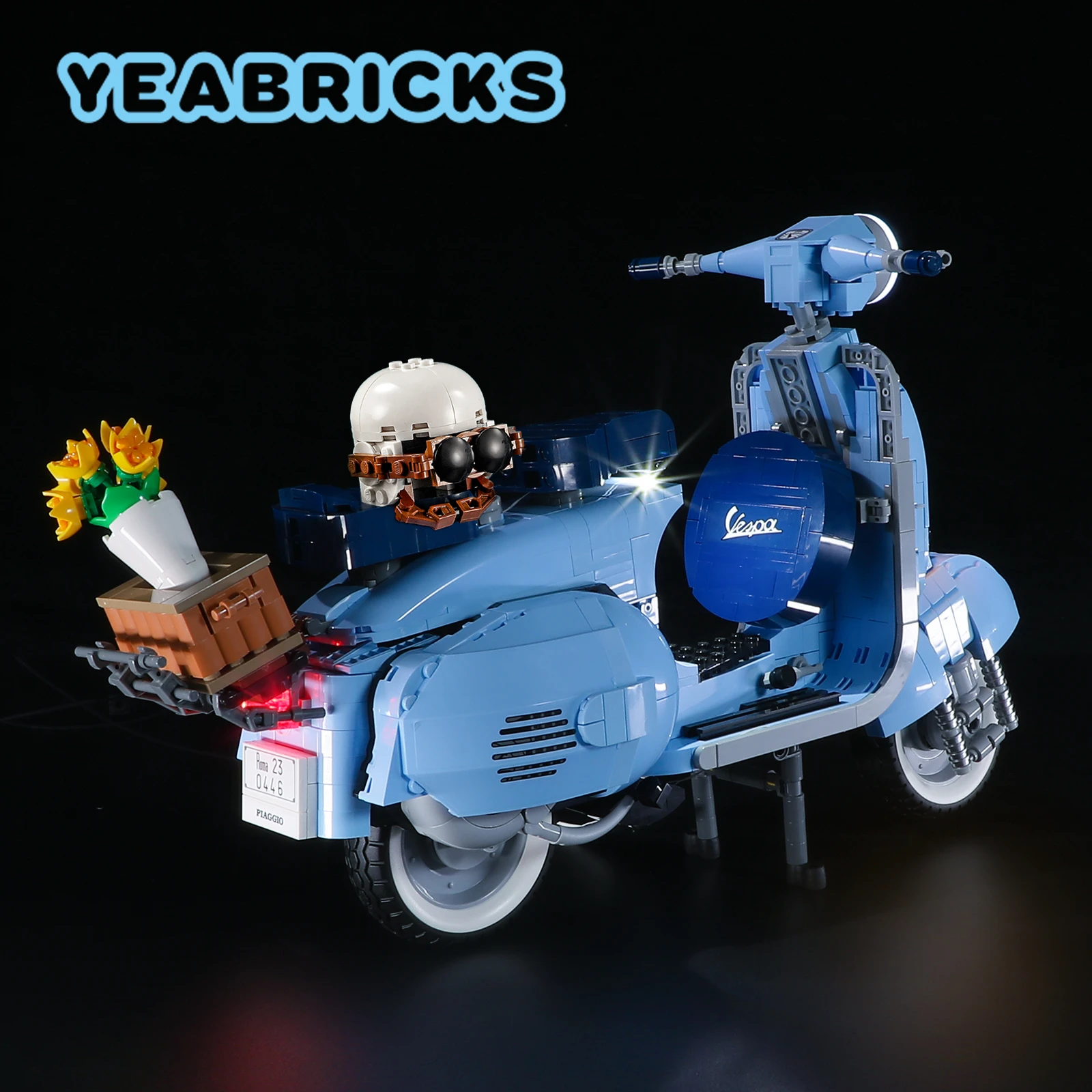 YEABRICKS LED Light Kit for 10298 Vespa 125 Building Blocks Set (NOT Include the Model) Bricks Toys for Children