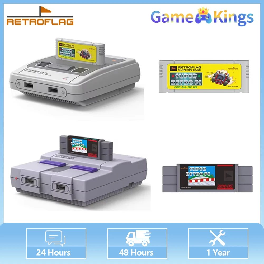 RETROFLAG Accessori di gioco originali per cartuccia SUPERPi CASE-J/CASE-U per la sostituzione