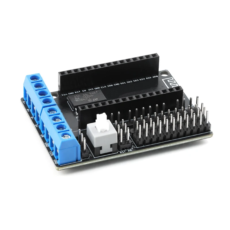 NodeMCU Motor Shield Board L293D for ESP-12E from ESP8266 esp 12E kit diy rc toy wifi rc smart car remote control