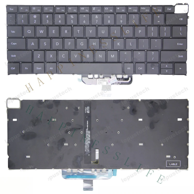 

OM+ For HUAWEI MagicBook X14 FRI-G56 F56 H76 F561 backlit US keyboard
