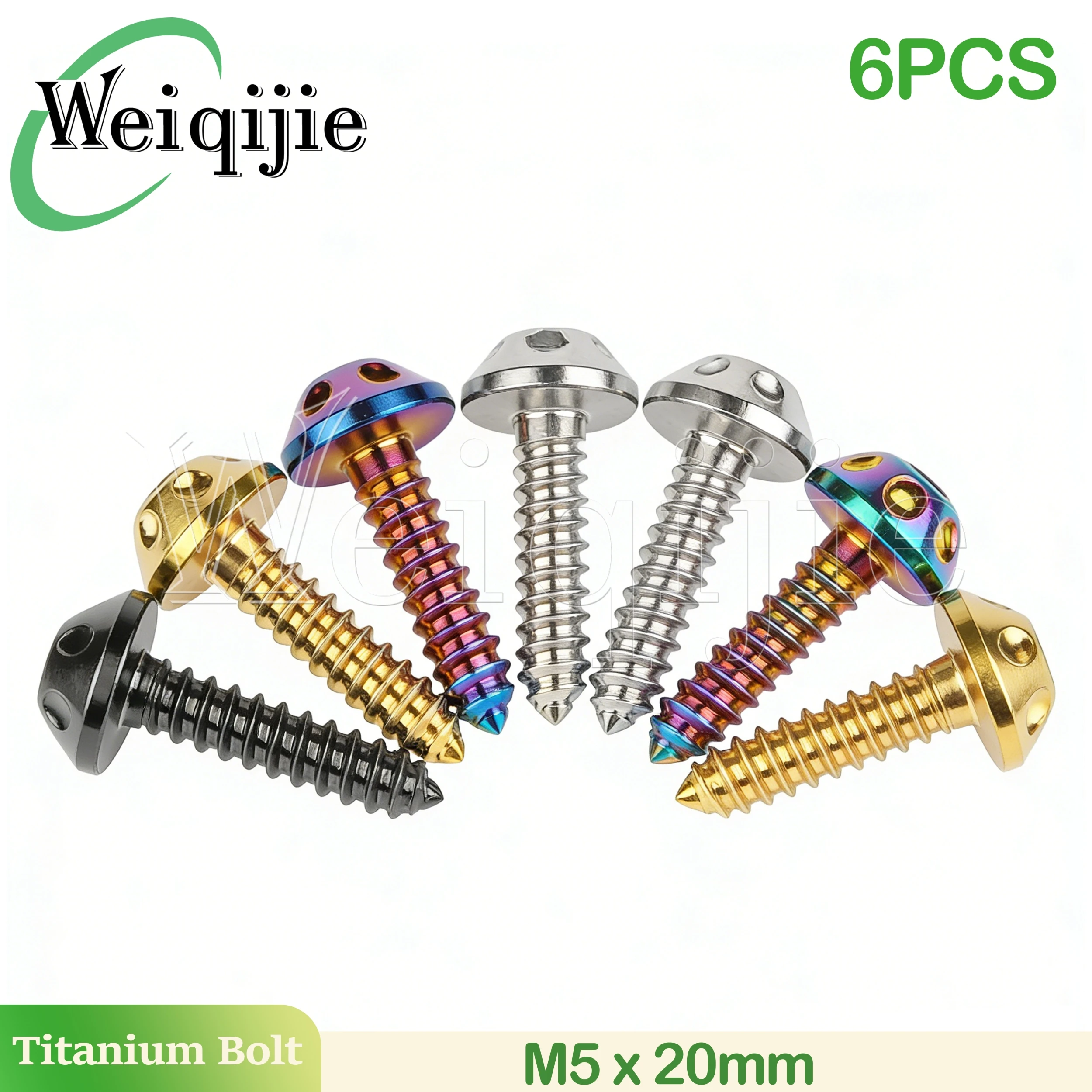 

Саморезы Weiqijie из титанового сплава M5x20 с большой головкой, 6 шт., специально для ремонта и модификации дома