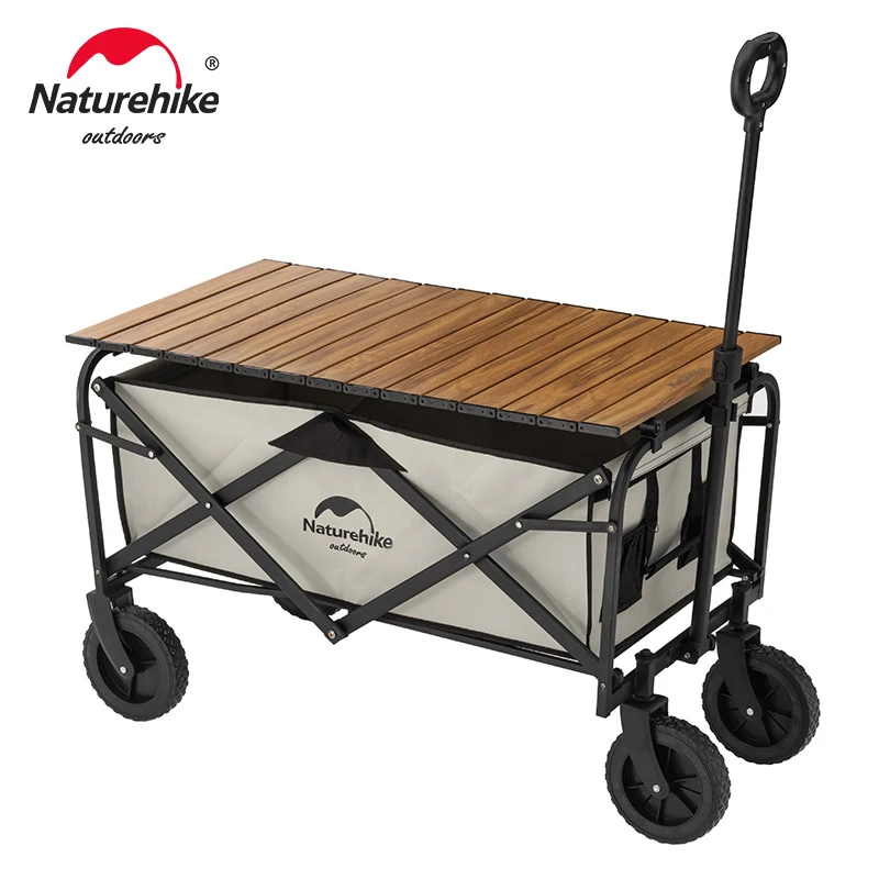 Naturehike Outdoor Garden Park Utility Kids Wagon Portable Beach Trolley Cart Camping Foldable Folding Wagon NH19PJ001