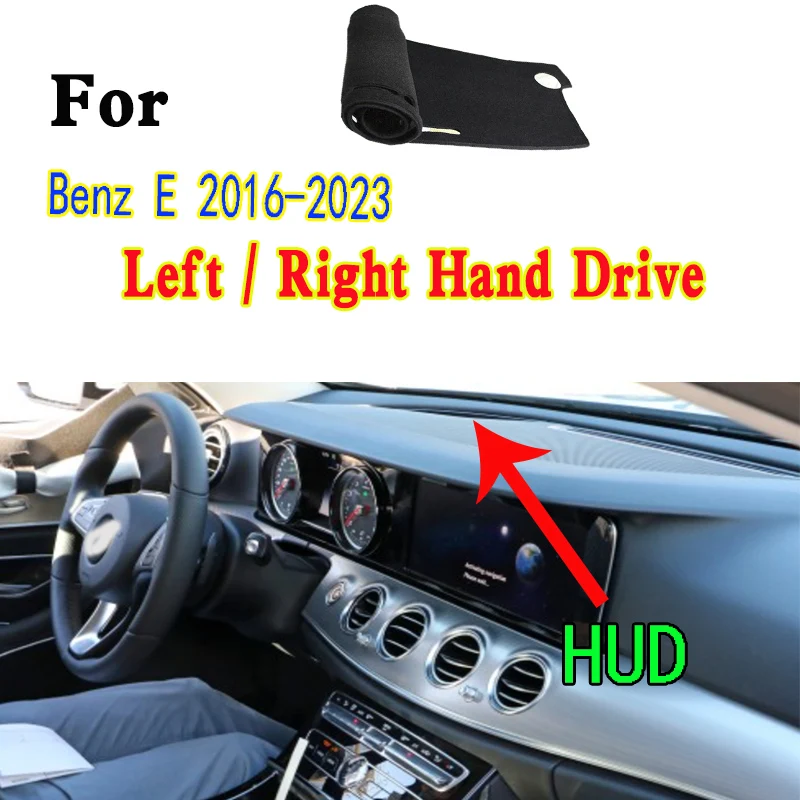 

For 2016-2023 Benz E-Class W213 C238 A238 S213 E260 Dashmat Dashboard Cover Instrument Panel Insulation Sunscreen Protective Pad