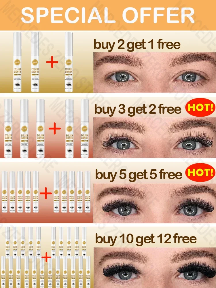 Fast Eyelash Growth Serum ยกขนตาคิ้ว Enhancer ขนตายาว Fuller หนาขนตาผลิตภัณฑ์