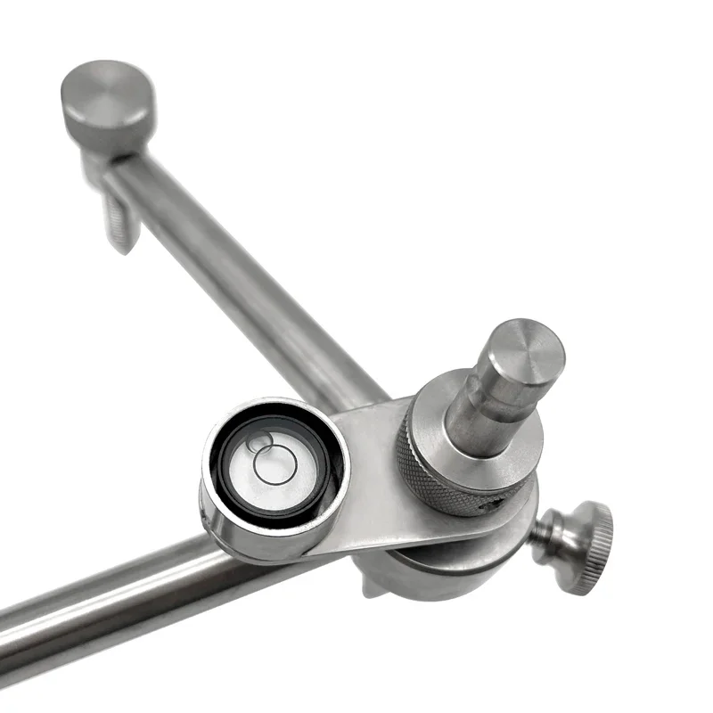 Edelstahl Mini Zweibein für Mini Prisma Pole mit Lei Adapter, Mini Stativ & Adapter,