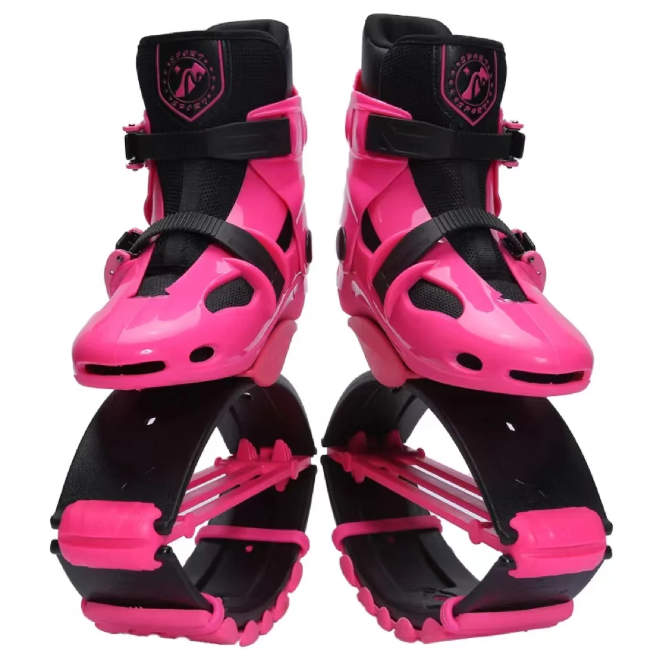 TFAN JUMP Kangaroo Jump Shoes Workout Jumpers Gen 1 Series  Black/Pink