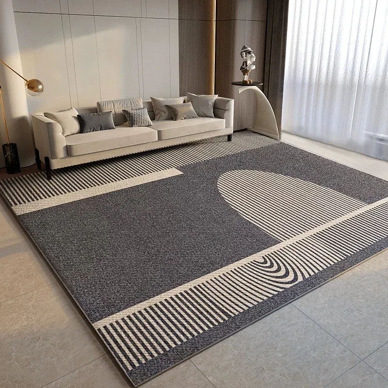 Carpet for Living Room Stain-resistant Durable Wear-resistant Floor Mat Luxury Striped Rug Large Size Home Decor Rugs Alfombra