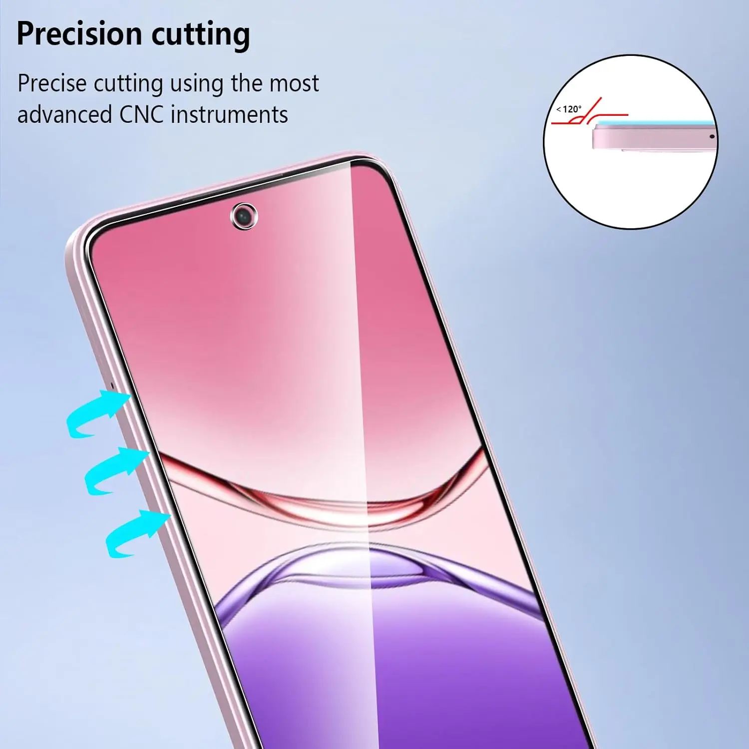 Imagen 6: Para TCL 605 Protector de pantalla de vidrio templado Película de vidrio