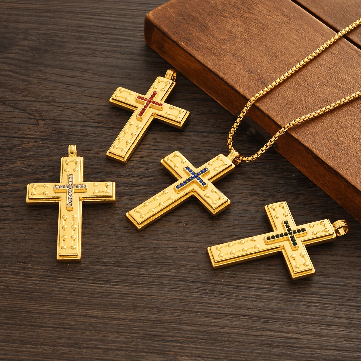Ethiopian Silver Jewelry Exquisite Women Man Cross Pendant Necklaces African Eritrean Habesha Wedding Accessories Gift #053
