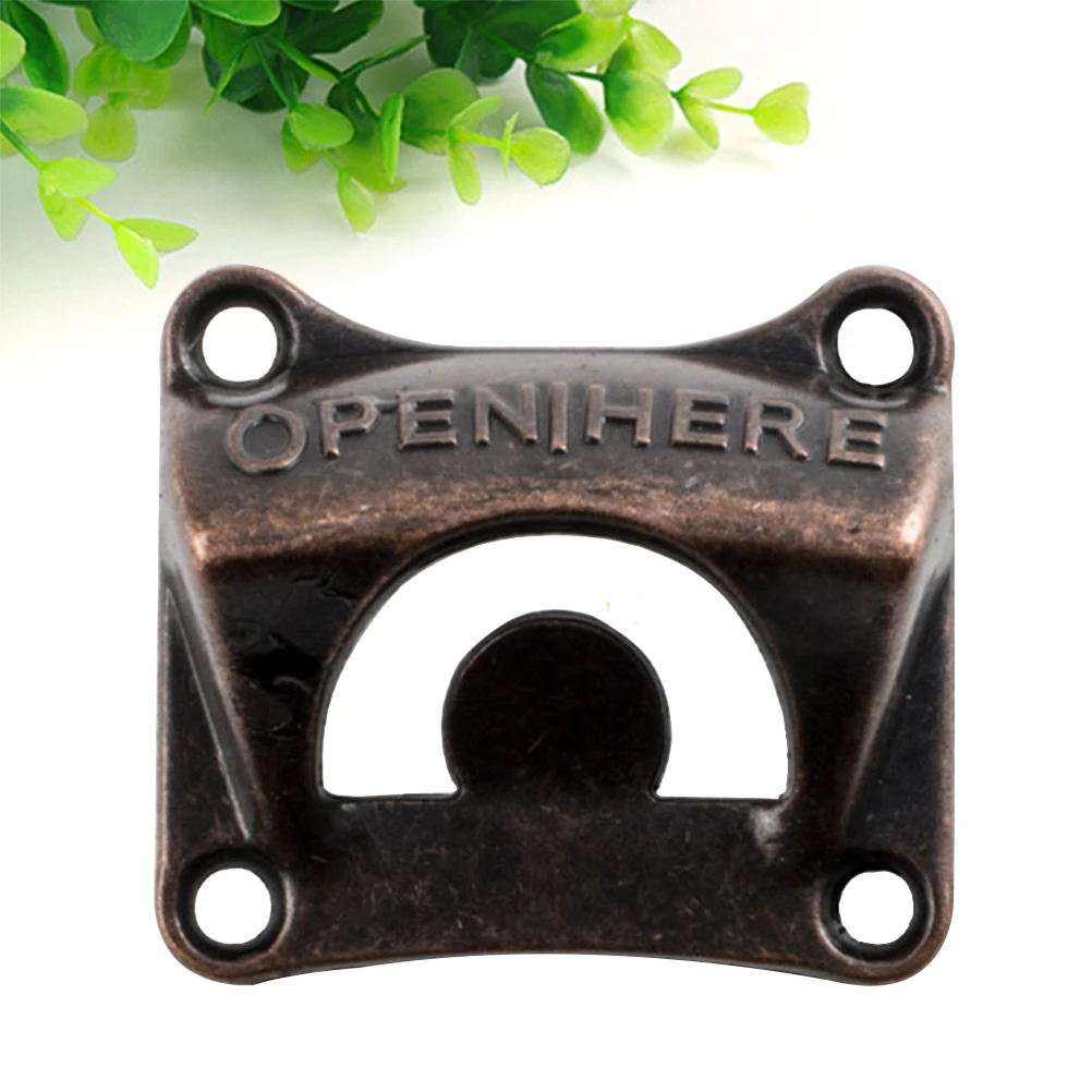 

10 Pcs Wall Mounted Beer Opener Rust Proof Retro Drinking Accessories Home Bar Restaurant Decor Bottle Opener