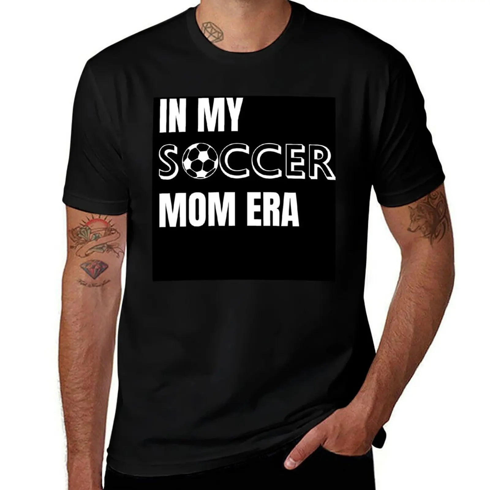 

In my soccer mom era T-Shirt t shirt man casual cotton tshirt 100% T-Shirt