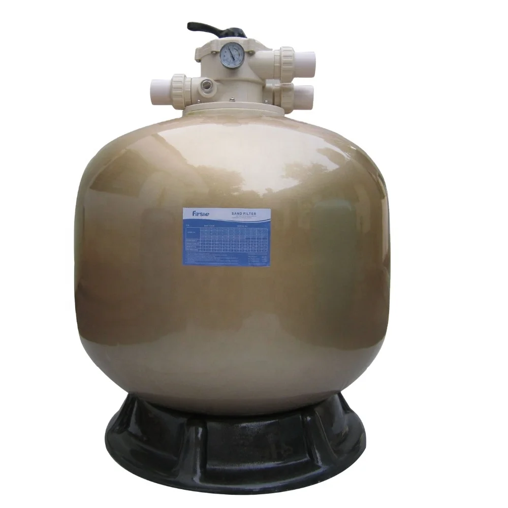 Fiberglass Portable Swimming Pool Water Sand Filter With Pump